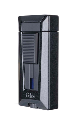 Зажигалка сигарная Colibri Stealth (тройное пламя), черный металлик