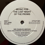 Sir Charles Groves, Royal Philharmonic Orchestra & Chorus ‎– Music For The Last Night Of The Proms 2LP (Англия 1990г.) Т