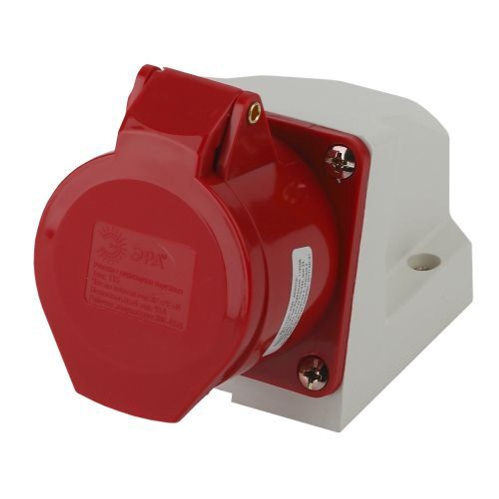 Розетка стационарная наружная 115 R(OUT)-16-3P-PE-N-IP44 16А 3Р+РЕ+N 380В IP44 ЭРА Б0032876 Розетка стационарная наружная 115 R(OUT)-16-3P-PE-N-IP44 16А 3Р+РЕ+N 380В IP44 ЭРА Б0032876