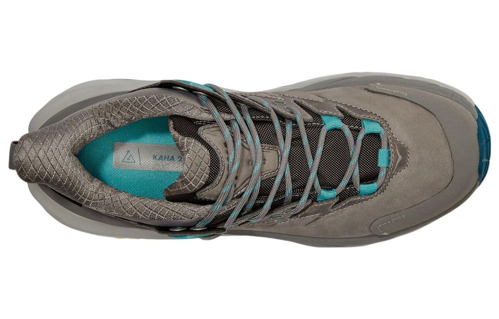 HOKA ONE ONE Kaha Series 2 Low GTX Waterproof Wear-Resistant Low-Function Outdoor Shoes Women's Grey Blue