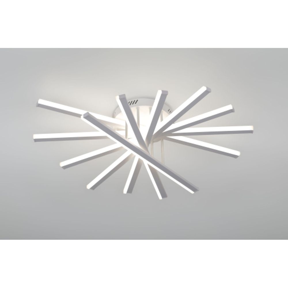 Светильник потолочный светодиодный Rivoli Cordelia 6184-201 LED 120Вт 3000-6000К белый с пультом | Rivoli