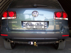 Фаркоп оцинкованный Galia V052A для Audi Q7 2006-2015, Porsche Cayenne 2002-2010, 2010-, Volkswagen Touareg 2002-2010, 2010-(паспорт и сертификат в комплекте)(без электрики)