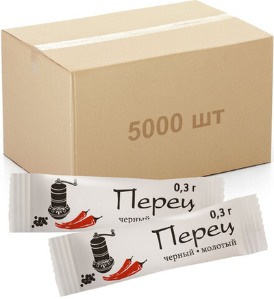 Перец порционный Resttorg 0,3гр 5000шт