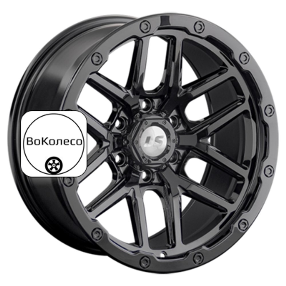 9,5x18/6x139,7 ET0 D106,1 1362 BK (конус, Колпак+лого) LS