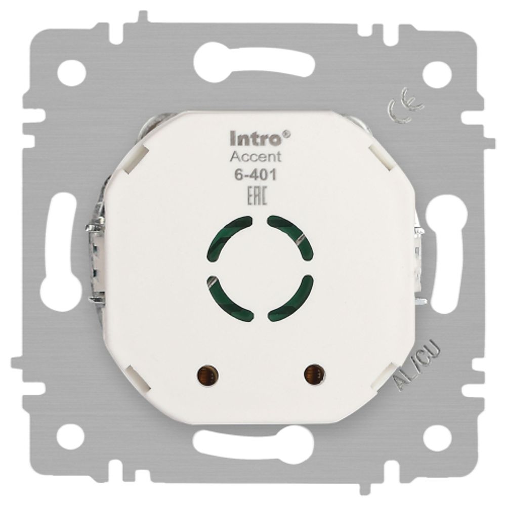 Светорегулятор Intro Accent 6-401-02 поворотный, 600Вт 230В, IP20, СУ, слоновая кость | Intro