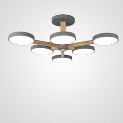 Люстра на штанге Imperiumloft TURNA Gray TURNA-B01