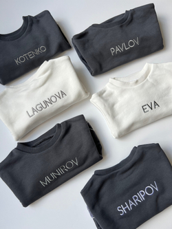 Боди oversized + пинетки графит