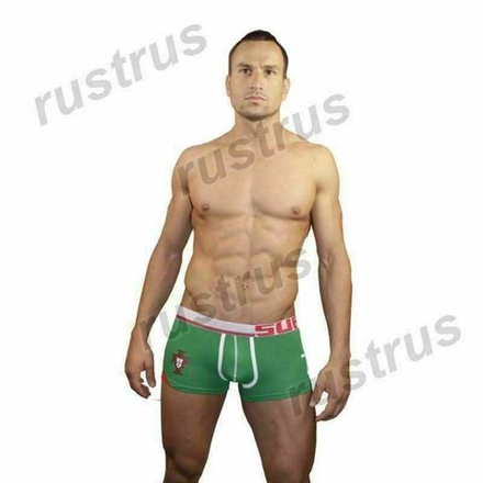 Мужские трусы боксеры зеленые Superbody