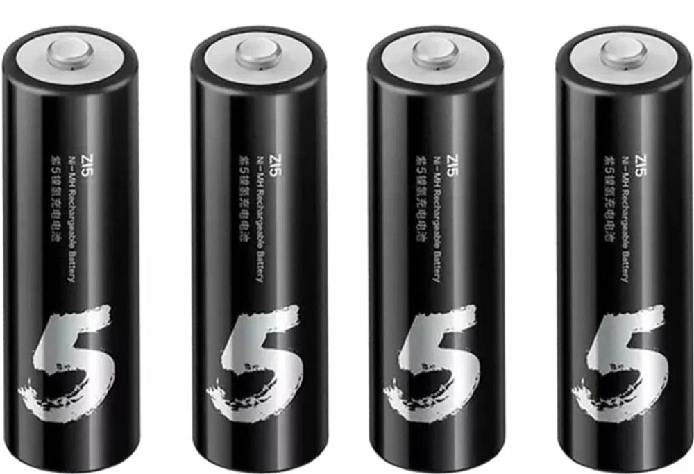 Аккумулятор ZMI типа AA Ni-MH 1700 mAh, 4 шт (AA512 Black)