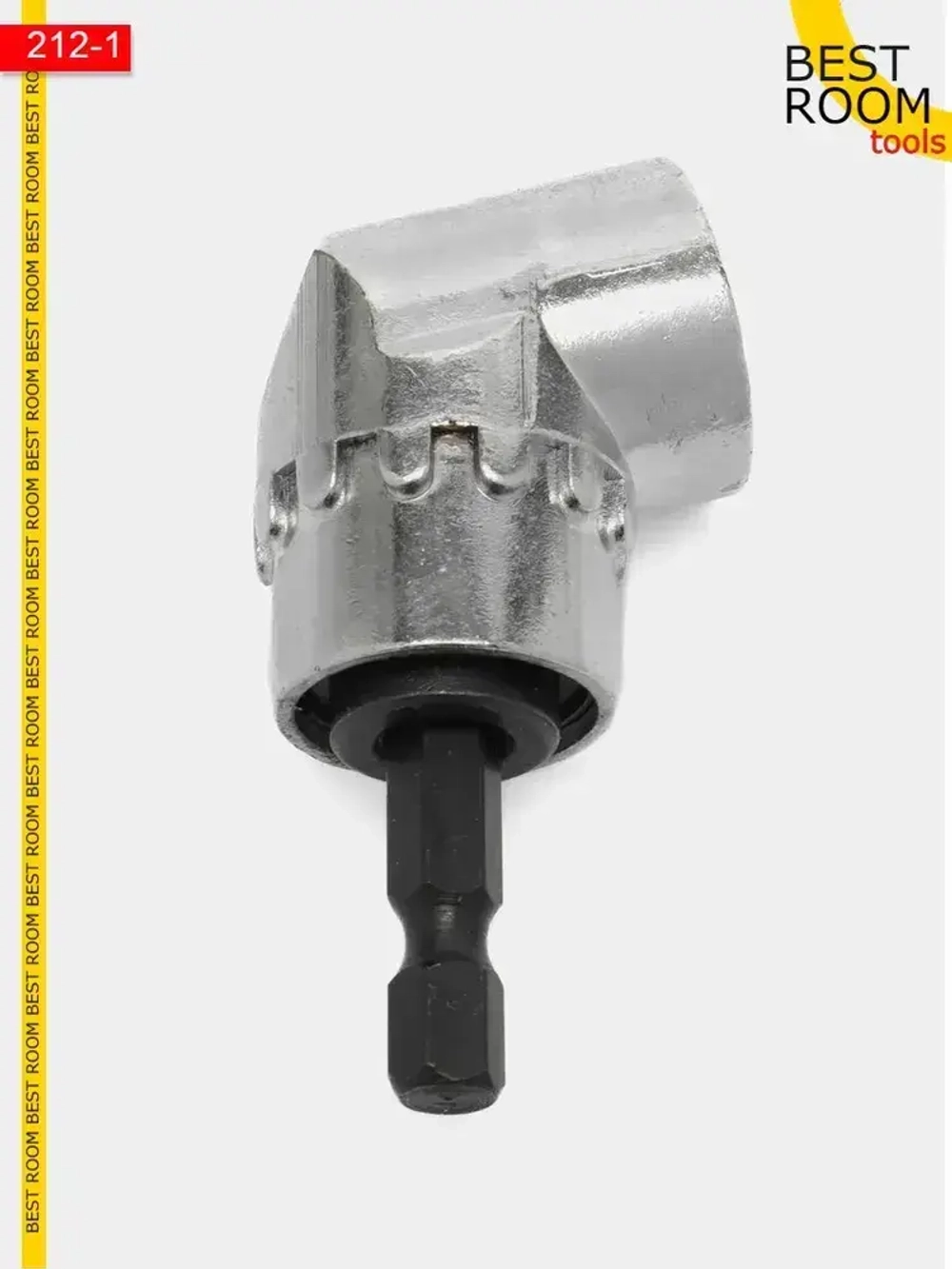 Угловая насадка на дрель, Адаптер угловой для шуруповерта, для бит 1/4