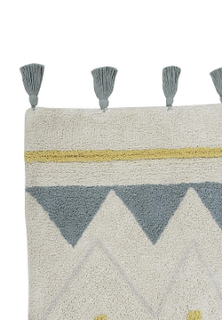 Ковер Lorena Canals Ацтекский Azteca Natural винтажный голубой 140х200 см