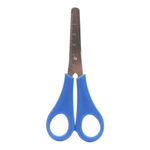 Ножницы канцелярские детские 13 см, 3 шт, с линейкой на лезвии, MC-Basir, набор ножниц с закругленными концами для резки бумаги, картона и рукоделия, длина лезвия 6 см