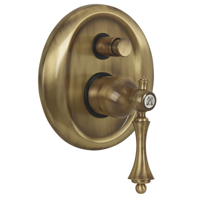 Смеситель встроенный  Migliore Bomond 30012 бронза с переключателем