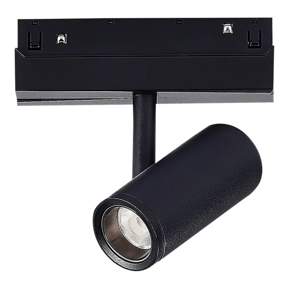 ST808.436.08 Магнитный трековый светильник Черный LED 1*8W 3000K 500Lm Ra>90 36° IP20 D42xH135 48VV СКАЙЛАЙН 48V
