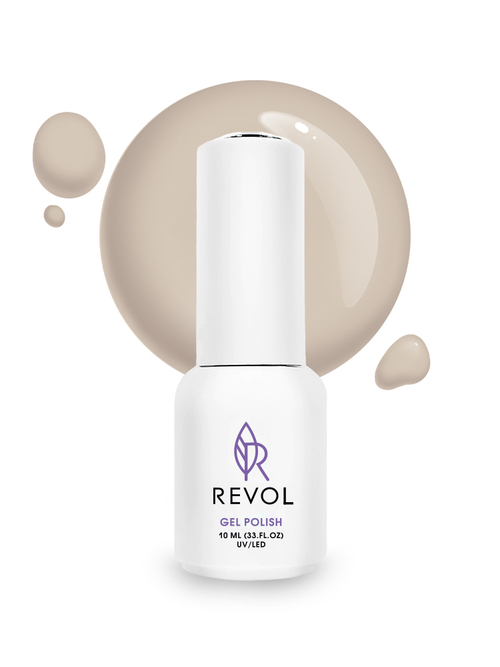 REVOL Гель лак Coffee soul №2 Almond raf, 10мл