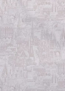 Постельное белье 2 спальное евро Curt Bauer Empire 9019 taupe серое