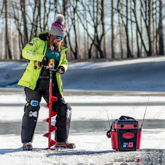Ледобур BURAN 200R правое вращение, цельнотянутый шнек (LB-200R) Тонар