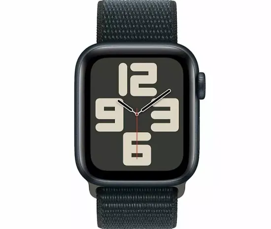 Apple Watch SE 2023, 40 мм черный , текстильный ремешок