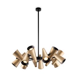 Люстра на штанге Maytoni Giro MOD095PL-14BS