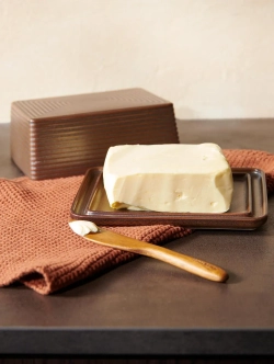 ASA Масленка Kitcheno;art 15,3х11,6см коричневая