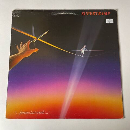 Винтажная виниловая пластинка LP Supertramp Famous Last Words (Canada 1982)