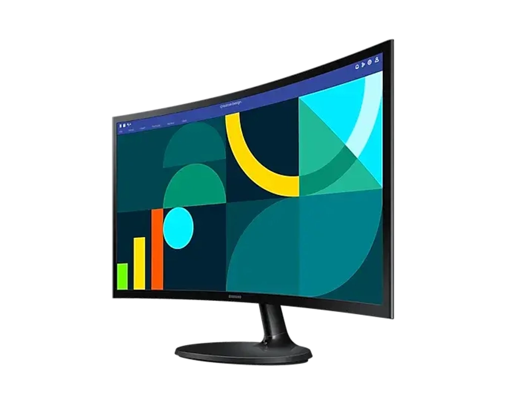 Монитор жидкокристаллический Samsung LS24D364GAIXCI 24'' 16:9 1920х1080(FHD) VA, Curved, nonGLARE, 100 Hz, 250 cd/m2, 4ms, VGA, HDMI