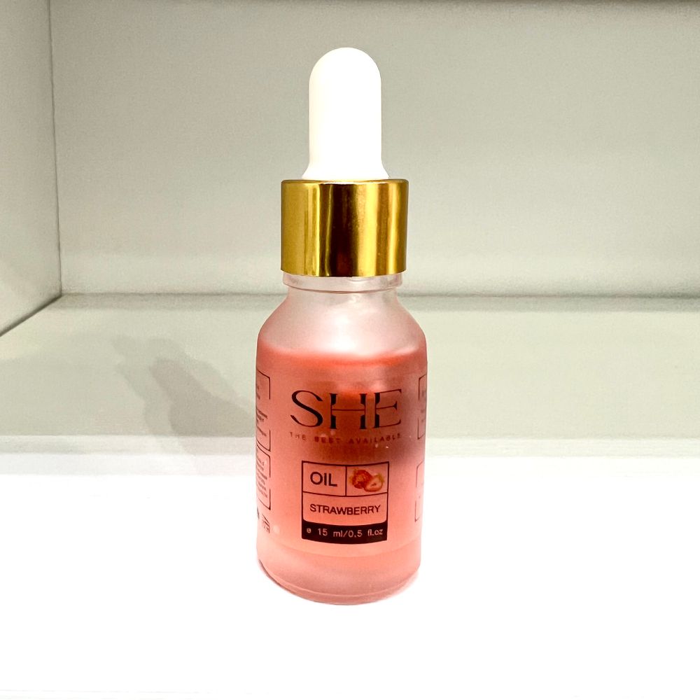 Укрепляющее масло SHE OIL STRAWBERRY 15 ml