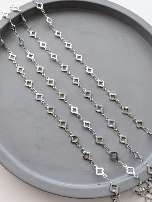 Цепь клевер нержавеющая сталь, 50см