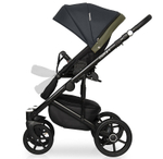 Детская коляска Riko Basic Ozon 3 в 1 02 черно-зеленый