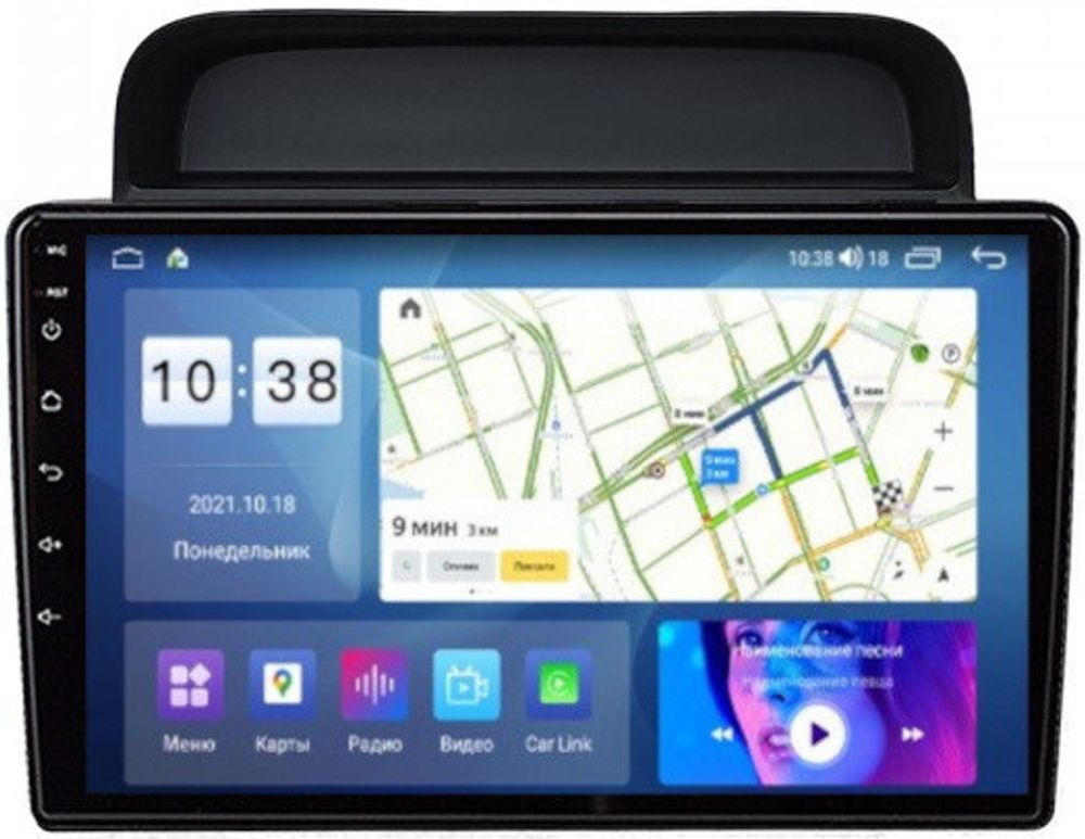 Магнитола для Toyota Land Cruiser 100, Lexus LX470 1998-2002 (климат на ШГУ) - Parafar PF449XHD на Android 13, 8-ядер, 4Гб+64Гб, CarPlay, 4G SIM-слот