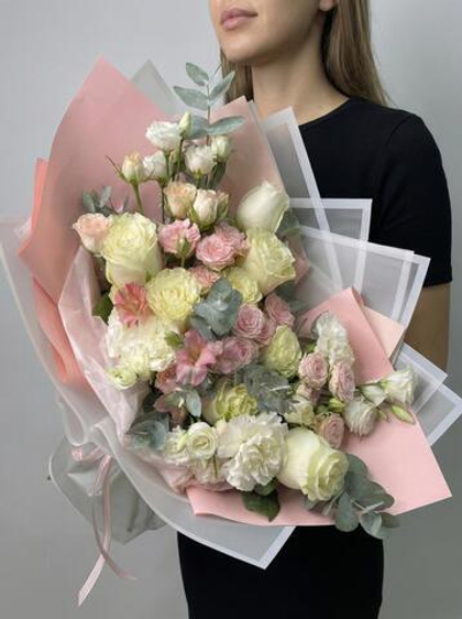 Букет сборный Фламинго!