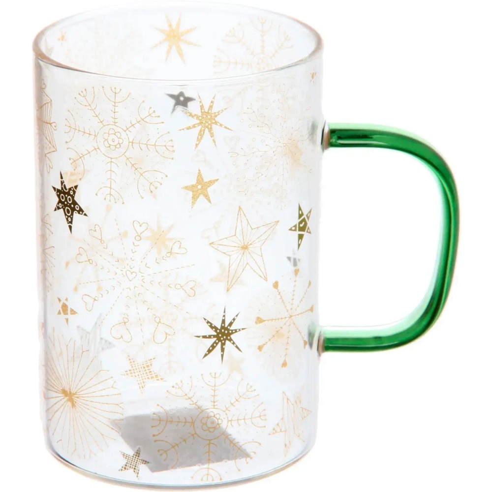 Кружка стеклянная 400мл «Звездная ночь»