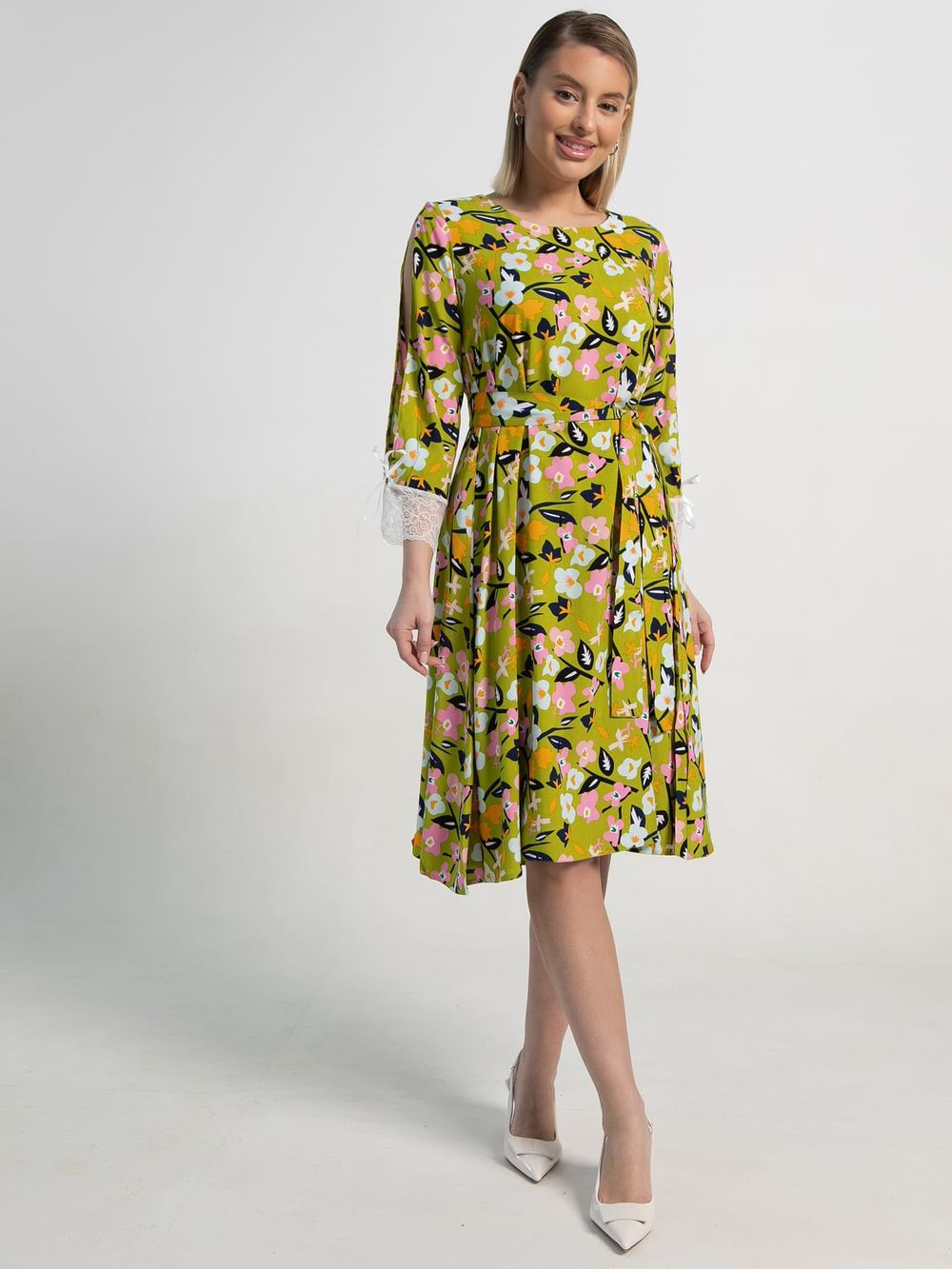 Платье Яна (зеленое) П15634-33М LT Collection