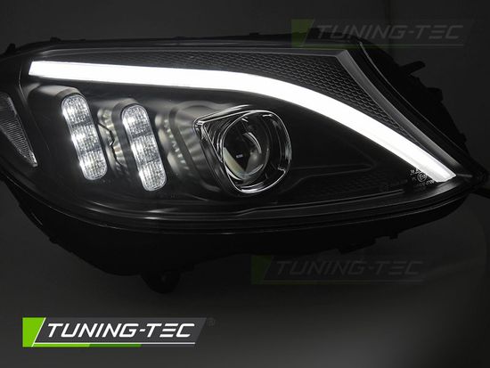 Фары передние LED BLACK для MERCEDES W205 14-18