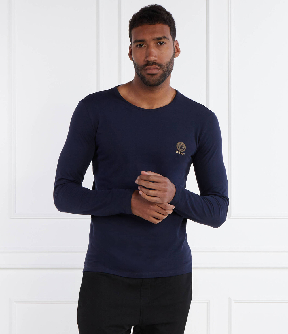Лонгслив Versace - темно-синий(AUU01007 1A10011)