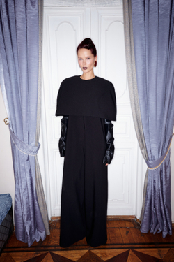 Перчатки экокожа длинные OVER