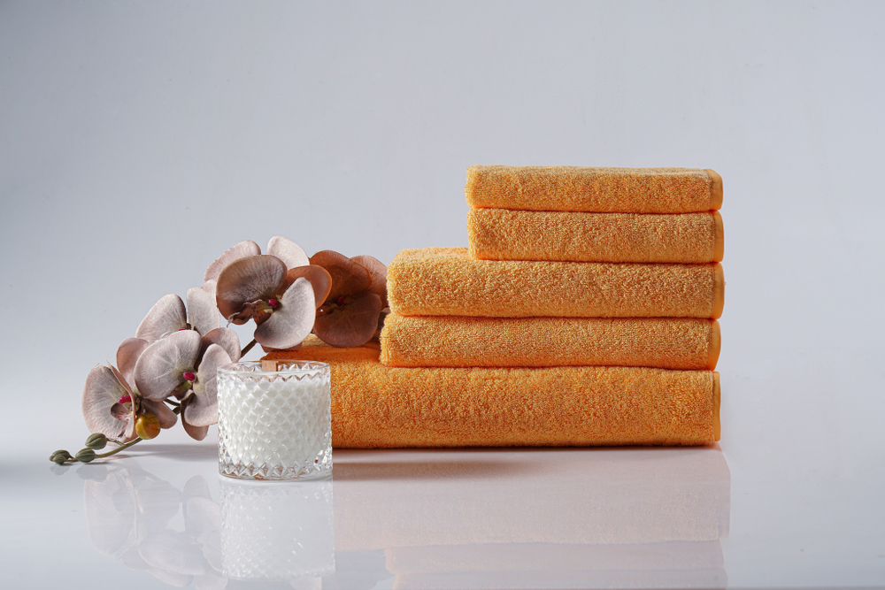 Набор полотенец 5шт Claire Batiste Atelier Ile оранжевый