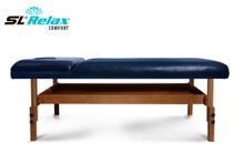 Массажный стол Relax Comfort синяя кожа (№4)