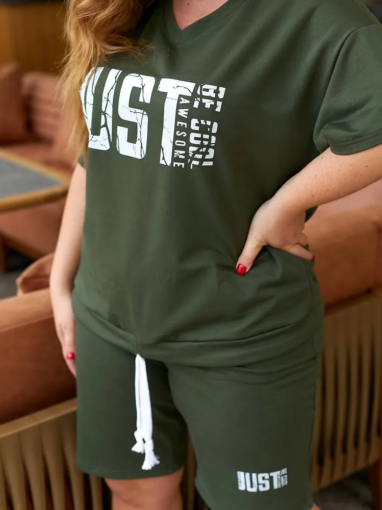 Спортивный костюм с шортами УК-4030-3 Fabrika