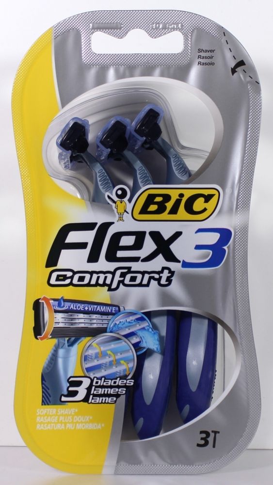 Bic одноразовые станки Bic Flex-3 Comfort 3 шт