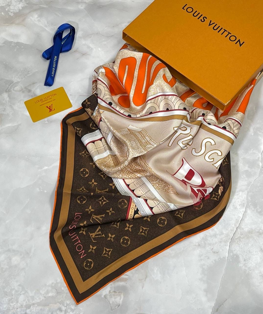 Платок Louis Vuitton 90х90 см, арт. 485191899