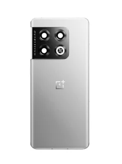 Задняя крышка для OnePlus 10 Pro белая (White Panda) со стеклом камеры