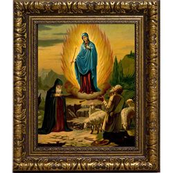 Чудесное явление Божией Матери на горе Почаевской. Икона на холсте