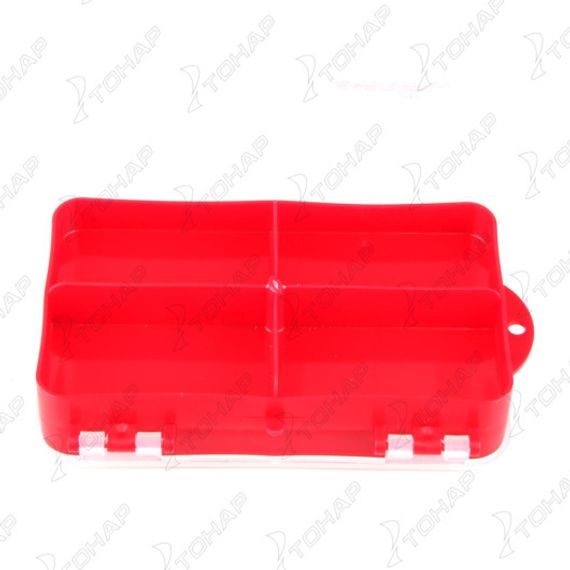 Коробочка для оснастки Helios двухсторонняя (красная)