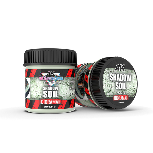 Текстурная паста AK Interactive Terrains Shadow Soil 100 ml