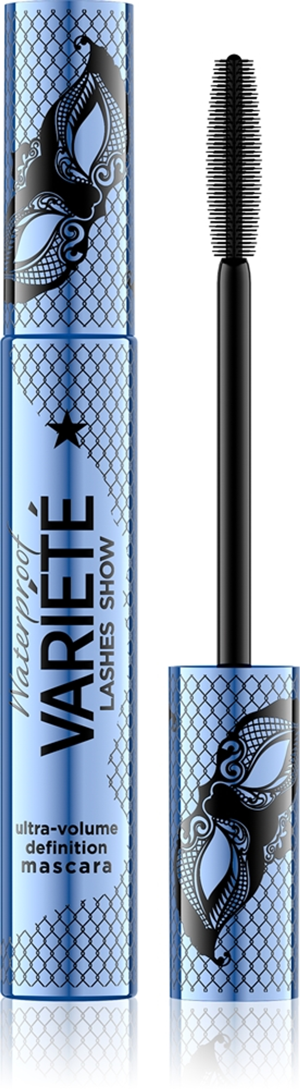 Eveline Cosmetics Variete Lashes Show - Водостойкая тушь, придающая объем и утолщающая ресницы, 10 ml