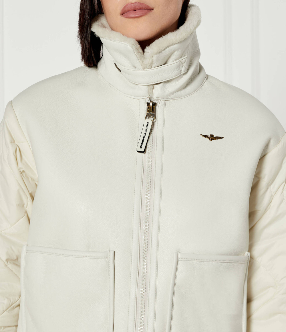 Куртка Aeronautica Militare - экрю(AB2962DCT3414)