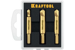 Набор экстракторов поврежденного крепежа KRAFTOOL 3 шт 26770-H3