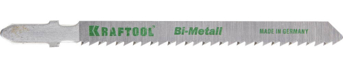 KRAFTOOL T101BF, EU-хвост., по дереву Bi-Met, шаг 2.5 мм, 75 мм, 2 шт, полотна для лобзика (159507-2.5)