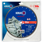 Диск алмазный Турбо по железобетону KRUGO MASTER 350х3,0х25,4х10mm, 81063500263
